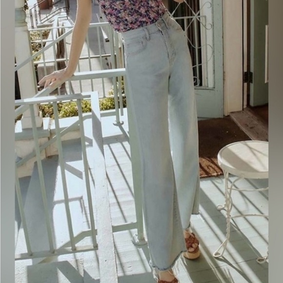 ♥️ Veronica Beard Taylor Relaxed High Rise Wide Leg Jeans ~ Size 29 - Picture 11 of 12